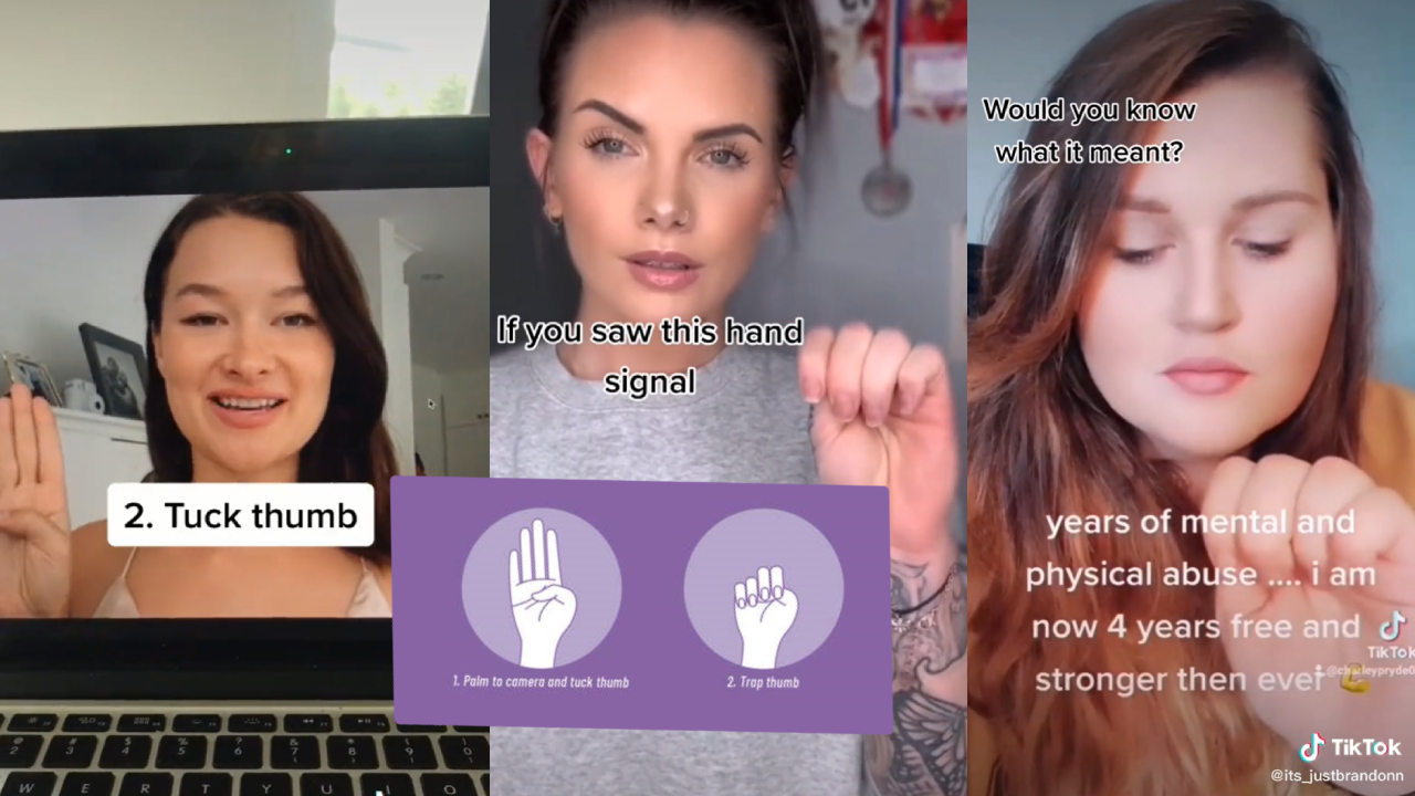 The viral TikTok hand gesture that saved a girl from kidnapping